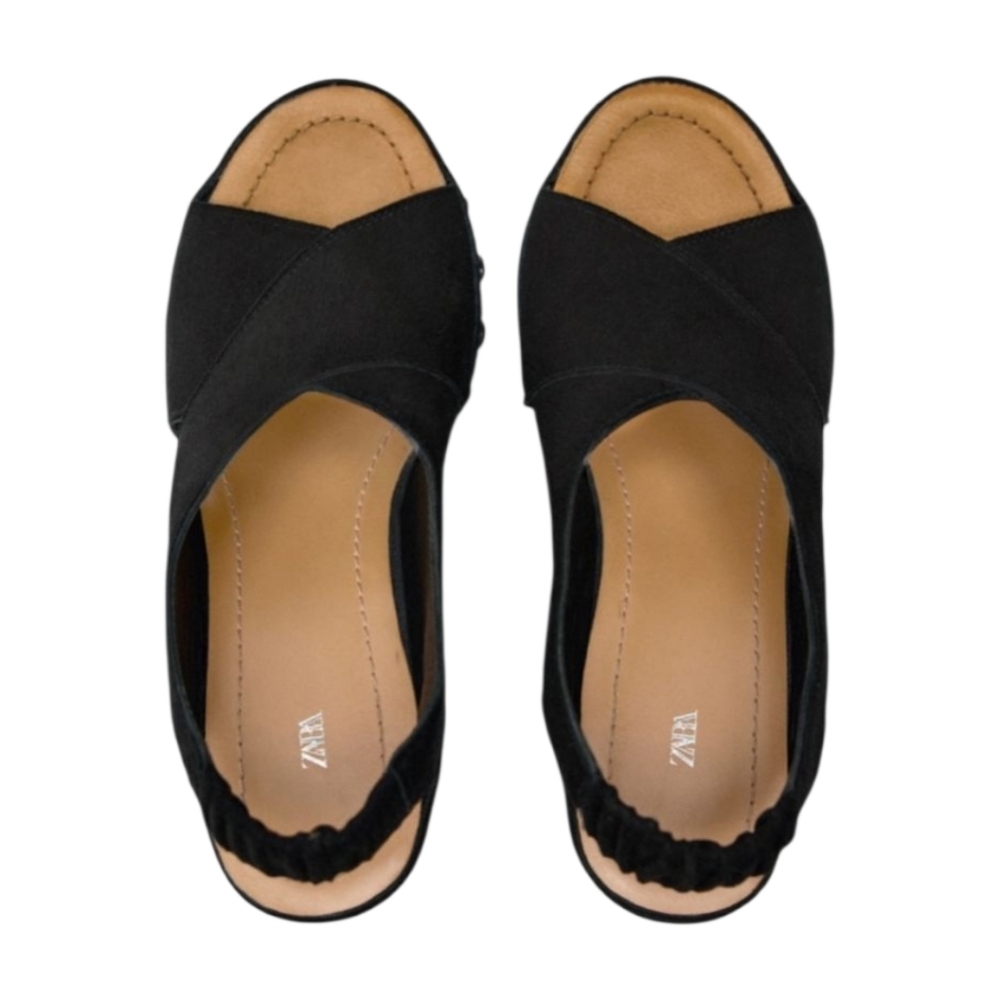 Zara Limited Edition Leather Studded Platform Clog Sandal - Picture 6 of 12